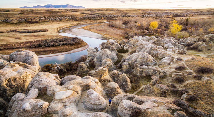 Kanada Alberta Writing-on-Stone Provincial Park Foto Michael Matt